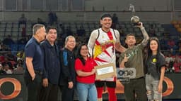 Boss Toyo wins bid for JMF's 1st MVP trophy, calls it his ‘most precious PBA memorabilia’ - News